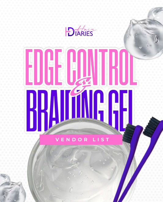 Edge Control Vendor list